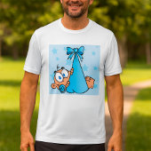 T-shirt Adorable Baby Boy avec Pacifier dans une fronde