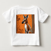 T-shirt adorable Baby Fine Jersey T-shirt avec mig (Dos)