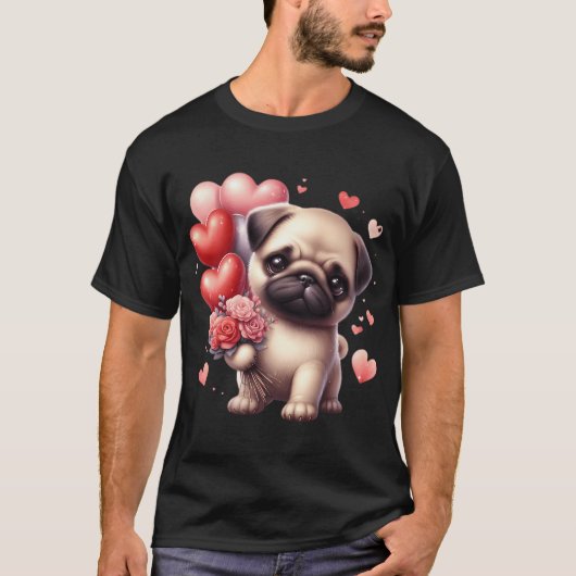 T-shirt Adorable Carlin (Devant)