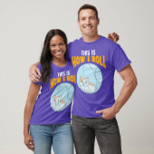 T-shirt Adorable C'Est Comment Je Roll Hamster Pun (Unisexe)