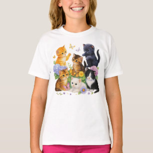T-shirt Adorable Chat Vintage Amateur de Chat