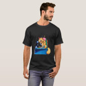 T-shirt adorable chatte chatte chatte chatte chatte chatte (Devant entier)