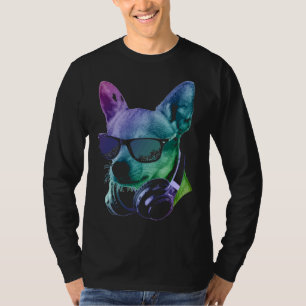 T-shirt Adorable Chihuahua Neon