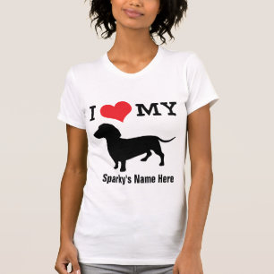 T-shirt Adorable Dachshund Love