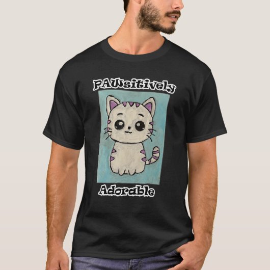 T-shirt Adorable de façon péchable (Devant)