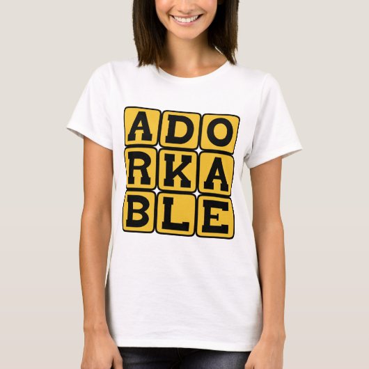 T-shirt Adorable et ringard (Devant)