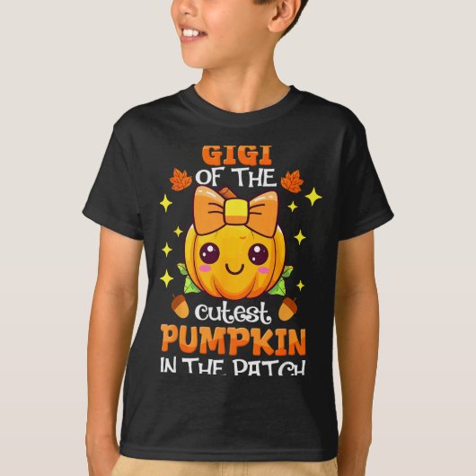 T-shirt Adorable Gigi Of The Cutest Pumpkin In The Patch  (Devant)