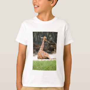 T-shirt adorable Giraffe assise