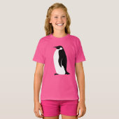 T-shirt Adorable Graisse Penguin PERSONNALISER IT (Devant entier)
