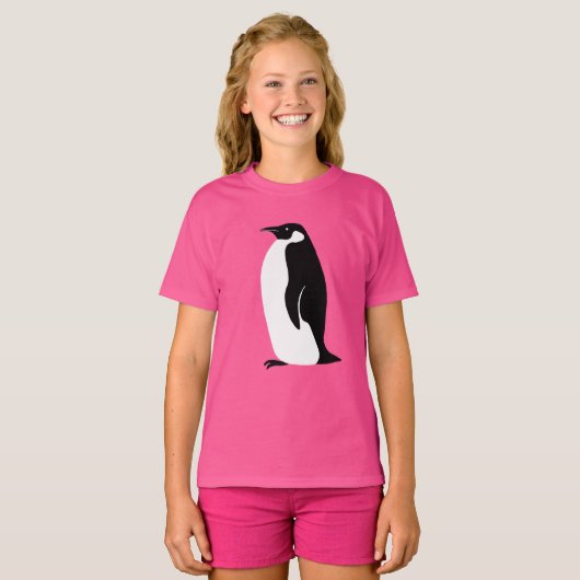 T-shirt Adorable Graisse Penguin PERSONNALISER IT (Devant entier)