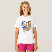T-shirt Adorable Hanoukka Sloth (Devant entier)