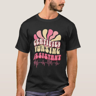 T-shirt Adorable infirmière auxiliaire certifiée groovy in