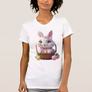 T-shirt Adorable Lapin de Pâques - Kawaii Joyeux Vacances