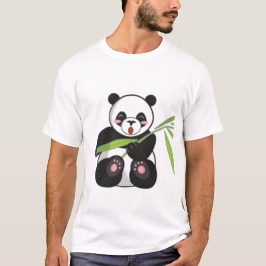 T-shirt Adorable Panda Tee (Devant)