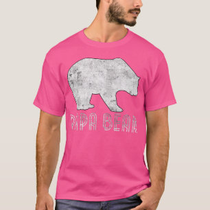 T-shirt Adorable Papa Ours Grizzly Animal Famille Correspo