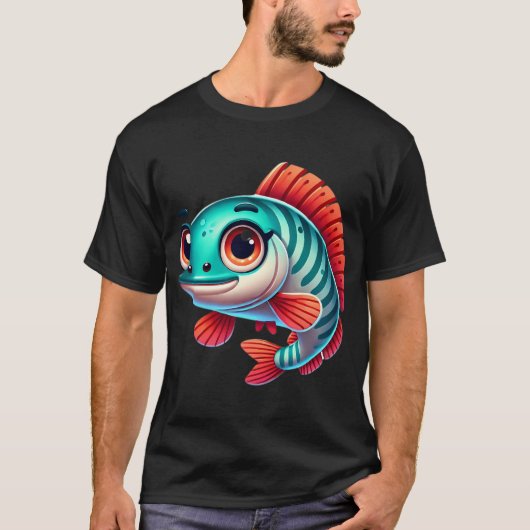 T-shirt Adorable Poisson Arapaima (Devant)