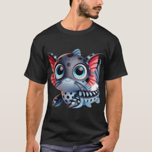 T-shirt Adorable Poisson-chat Pictus