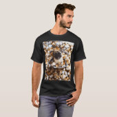 T-shirt Adorable Pug au popcorn (Devant entier)