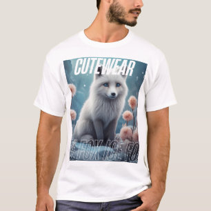 T-shirt Adorable renard de glace dans le Jardin Floral - C