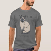T-shirt Adorable Siamese Maman, Funny Siamese Chat Maman C (Devant)