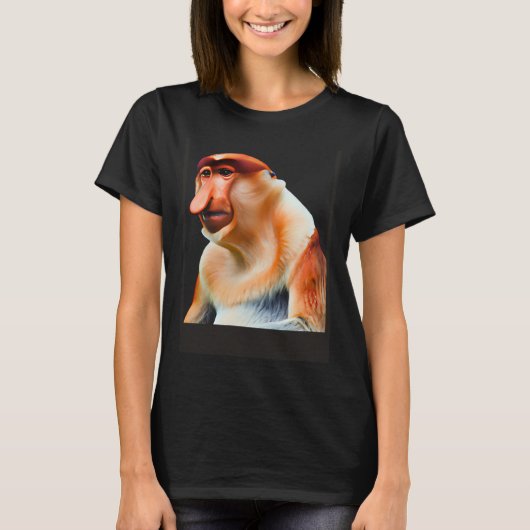 T-shirt Adorable Singe Proboscis (Devant)