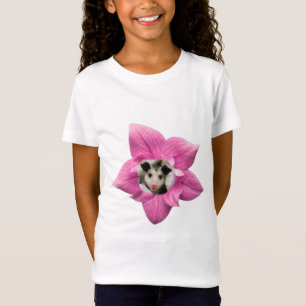 T-Shirt Adorablement mignon bébé souriant bébé Opossum Flo