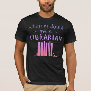 T-shirt Adorables Demander Un Devis Bibliothécaire T-Shir