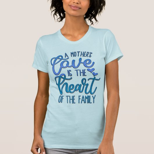 T-shirt Adorables Fête des mères Amour de la mère (Devant)