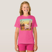 T-shirt Adorables Llama Love Cute Llama Dans Le Désert T-S (Devant entier)