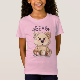 T-Shirt Adorables mignon ours en peluche 3D