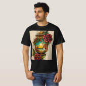 T-shirt "Adorez votre style avec le charme de la nature :  (Devant entier)