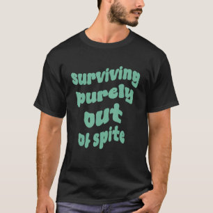 T-shirt Ados Vivant Cool Survivant Purement Hors D'Espèce