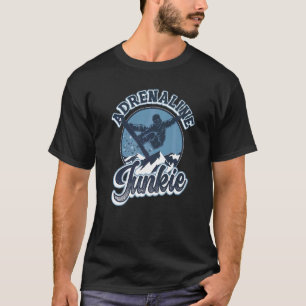 T-shirt Adrenaline Junkie Extreme Snowboarder 1