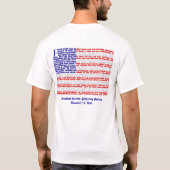T-shirt Adresse de Gettysburg (Dos)