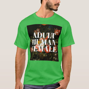 T-shirt Adult human female Renaissance flowers
