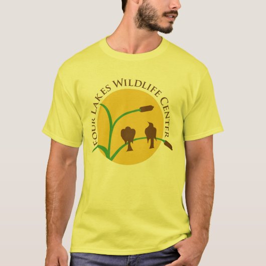 T-shirt adulte - jaune (Devant)