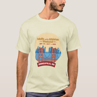 T-shirt Adultes avec Albinisme Week-end Minneapolis Tee