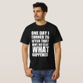 T-shirt Adulthood drôle citation (Devant entier)