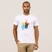 T-shirt Adv montant Colorfull (Devant entier)