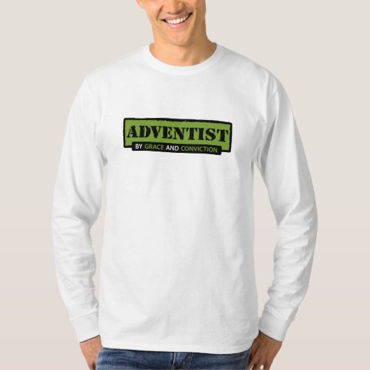 T-shirt Adventiste par grâce et conviction (Devant)