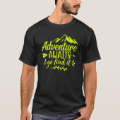 T-shirt Adventure Await Go Find It Femmes Graphic Tee - sh (Devant)