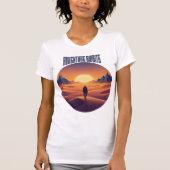 T-shirt Adventure Desert Tee — Chasing Dunes & Desert Sky (Devant)