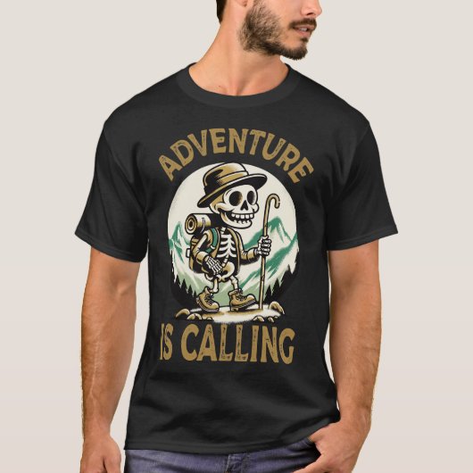 T-shirt Adventure is calling (Devant)