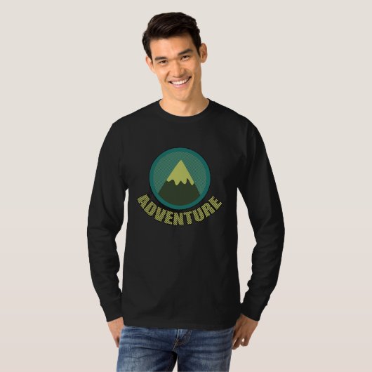 T-shirt ADVENTURE Mountain Exploring Lover (Devant entier)