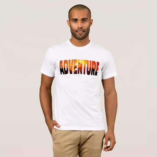T-shirt Adventure Sunset (Devant entier)