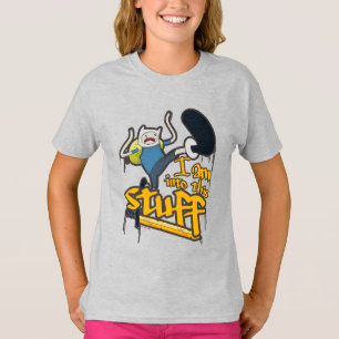 T-shirt Adventure Time   Finn "I Am Into This Stuff"