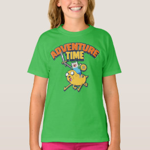T-shirt Adventure Time   Finn Riding Jake