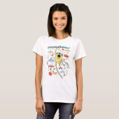 T-shirt Adventure Time | Party Jake Sketch (Devant entier)