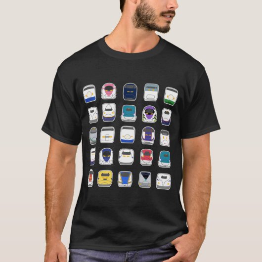T-shirt Adventurous Bullet Trains Collection (Devant)