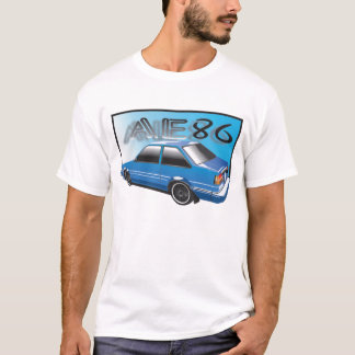 T-shirt AE86 bleu